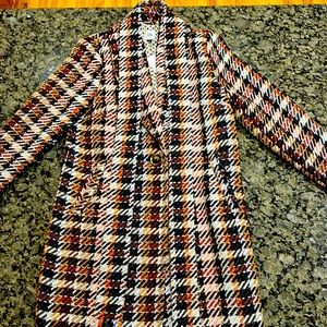 CAbi Regency Coat Noble Plaid S NWT